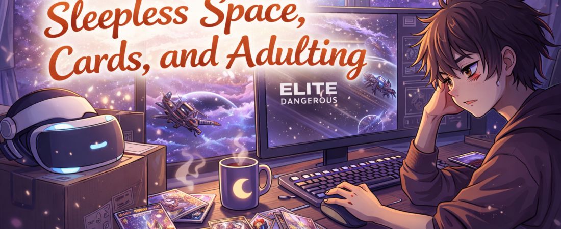 🌙 Daily Pillow Thoughts — Sleepless Space, Cards, and Adulting