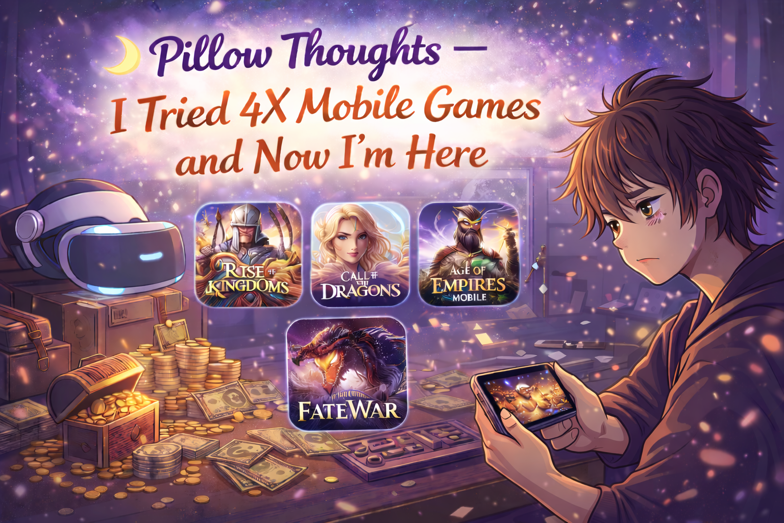 🌙 Pillow Thoughts – I Tried 4X Mobile Games and Now I’m Here