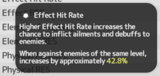 Effect hit rate in SwordxStaff
